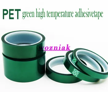 

PET Green Tape High Temperature Insulation Shielding Tape for PCB Solder Plating Insulation Protection 33M