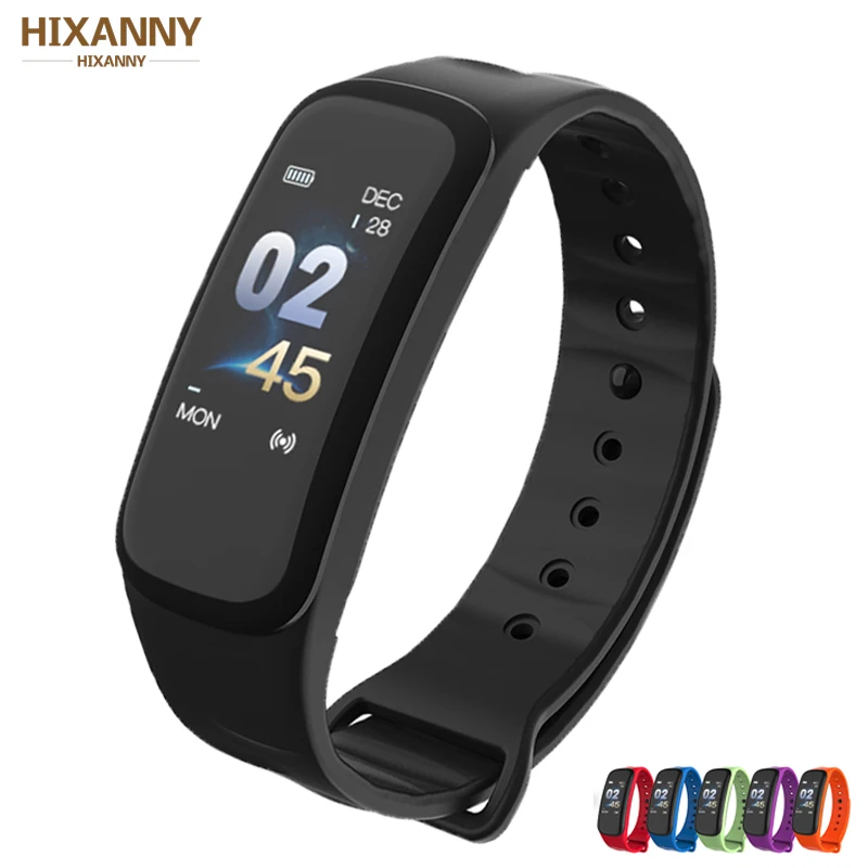 

Smart Bracelet Color Screen Blood Pressure Fitness Tracker Heart Rate Monitor Smart Band Sport for Android IOS Men Women
