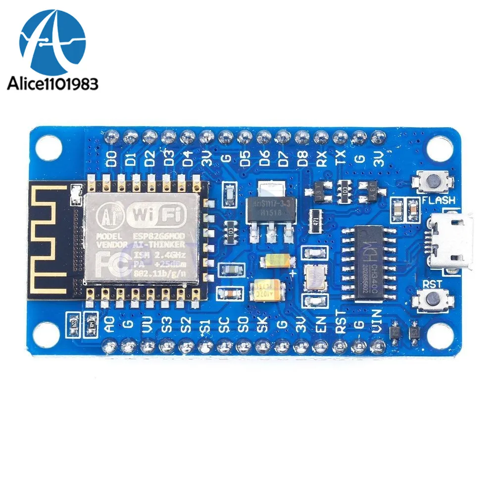 Nodemcu ESP-12E плата для разработки сети Wi-Fi модуль на основе ESP8266 CH340G USB-TTL PCB антенна 802 11