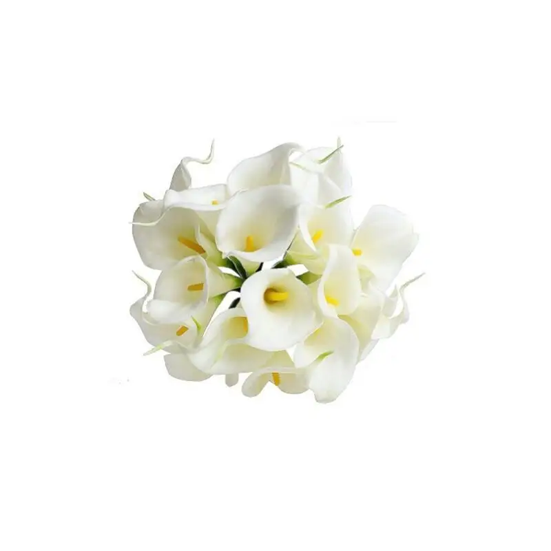 20 шт. Декоративный букет для невесты|decorative bouquet|artificial callaflowers real touch |