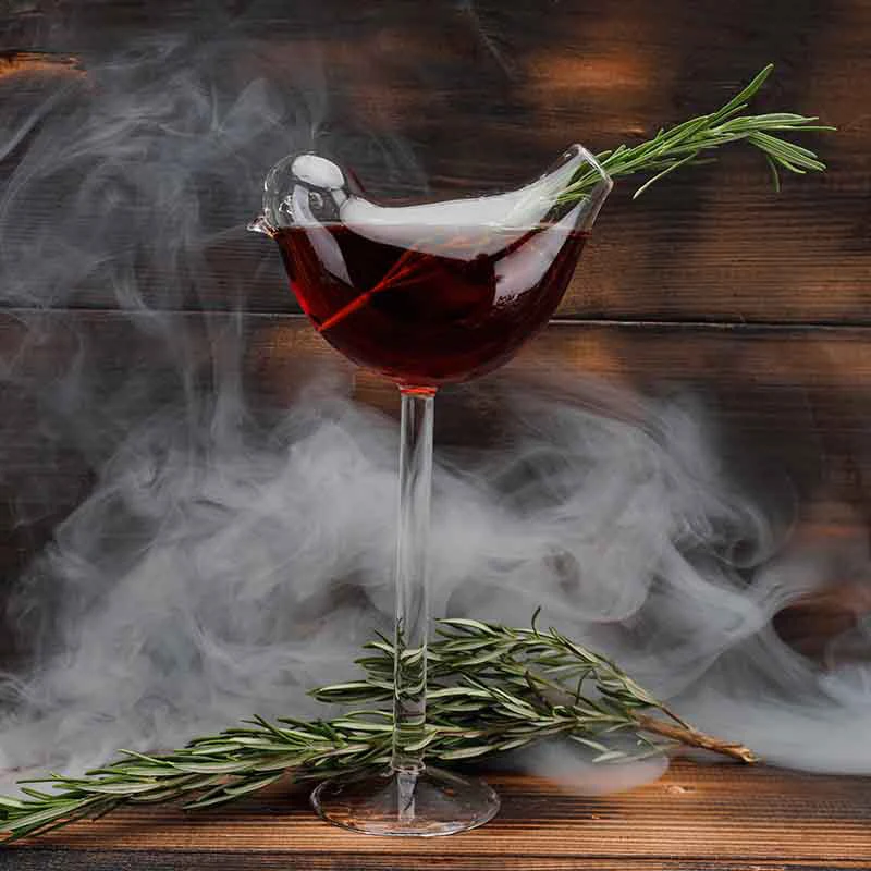 Kopen Gratis Verzending Pack van 4 Creatieve Vogel Vorm Cocktail Glazen Wijn Glas Champagne Beker Whisky Bier Drinkbeker Set van 4