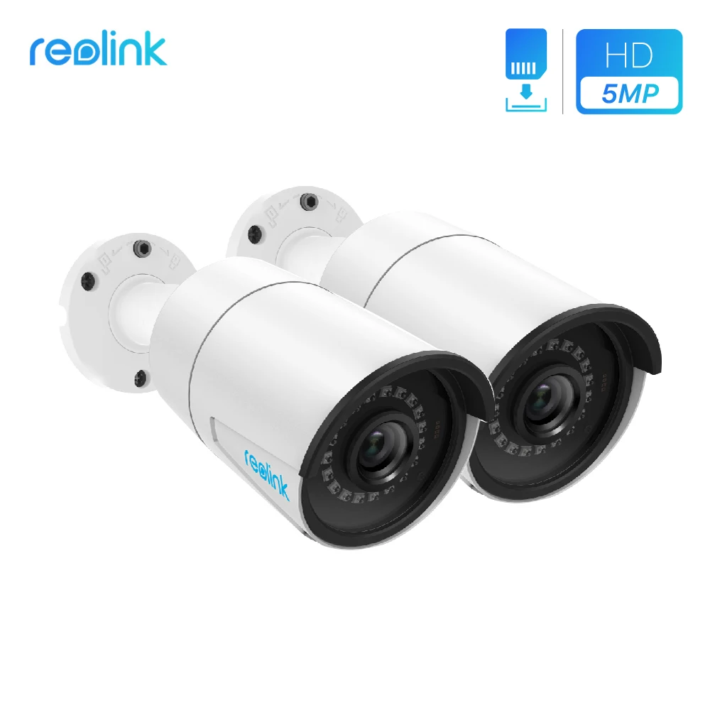 Reolink Surveillance Camera PoE 4MP 5MP IP cam Bullet font b Outdoor b font Indoor CCTV