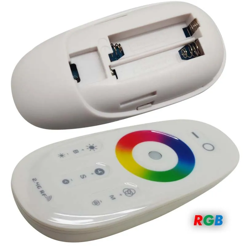 RGBW RGB светодиодный контроллер с сенсорным экраном 2,4G DC12 24V 18A пульт дистанционного управления канал для 5050 5630 RGB RGBW полосы света