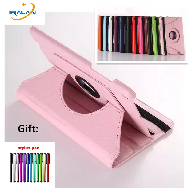

2017 Case for Xiaomi Mi Pad 2 7.9 inch High Quality Leather 360 Rotating Cover for Xiaomi MiPad 3 with Stand Holder+Stylus pen