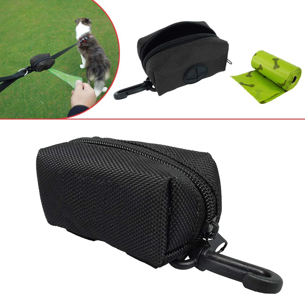 

PET-K9 Dog Poop Bag Holder Dispenser, Dog Poop Bag Holder Leash Attachment,Heavy Duty Waterproof, Fits Any Dogs Running,Walking