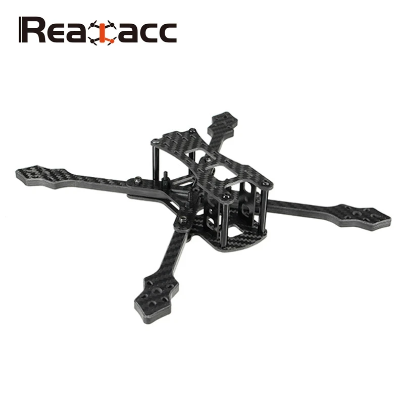 Realacc Furious 220 мм углеродное волокно 6 рычаг FPV Гоночная Рама Комплект 97 г для
