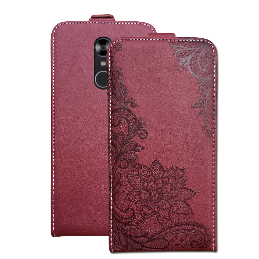 

3D Stereo Embossing lace flower butterfly flip up and down leather phone bag cover case for Fly Cirrus 13 FS518