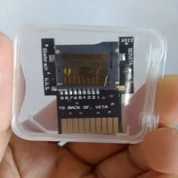

BlackFor PSVita game card micro SD/TF card adapter SD2Vita for PS Vita with box