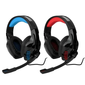 

SOONHUA Fashion Gaming Headphone Hifi Sound Earphone Head Mounted Noise Reduction Game Headset With Microphone For PC Laptop PSP