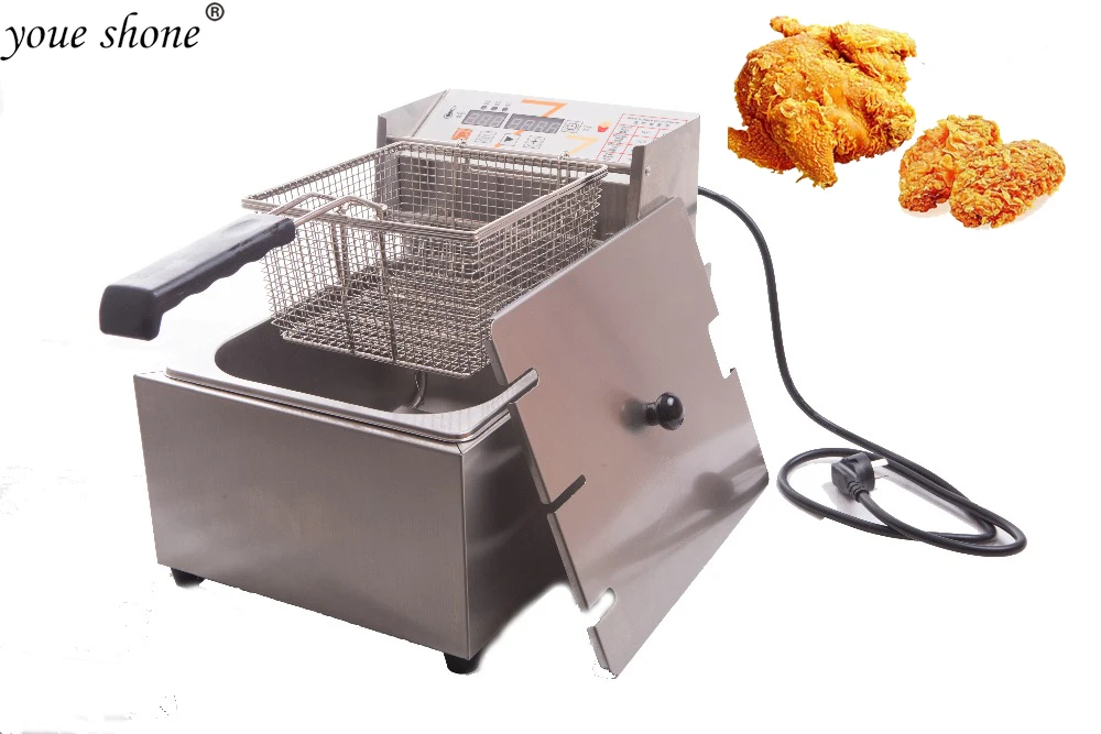 

Li Bai 5.5L Commercial Automatic Fryer Stainless Steel Computer Fryer with Intelligent System Precise Temperature Control