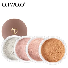 

O.TWO.O Loose Powder Highlighter Whitening Bronzer Contour Nude Base Setting Powder waterproof Glitter For women fashion