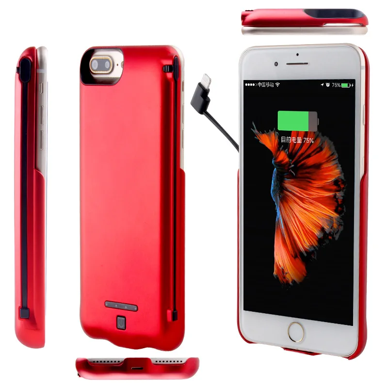 5.5inch External Battery case 5000mAh Backup Battery Charger Case for