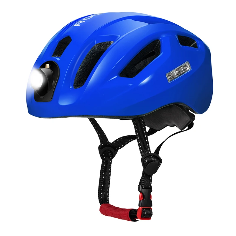 ROCKBROS Bicycle Light Helmet Intergrally-molded Bike Headlamp Cycling Helmet Sports Safety Men Women MTB Bike Helmet Equipment