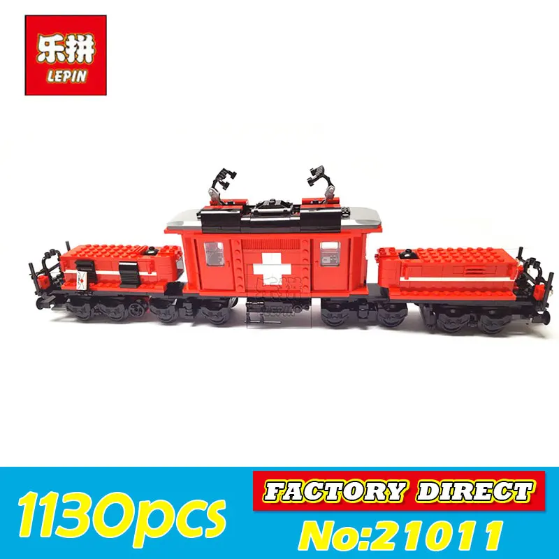 

LEPIN Train 21011 1130pcs Technic Series Heavy Container Trucks Model Building Blocks Bricks Kits Compatible 10183 Toys gifts