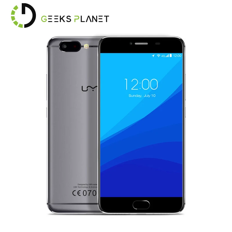Original UMIDIGI Z Umi Mobile Phone Helio X27 MTK6797X 3780mAh 2.6GHz Deca Core 5.5 FHD Screen 4+32 Android 6.0 4G Smartphone | Мобильные
