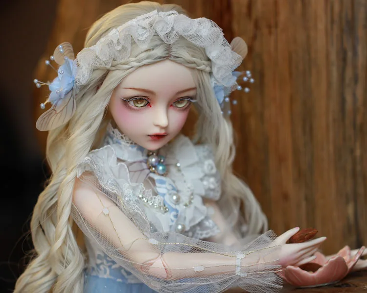 Bebe reborn bjd мяч шарнирная кукла подарки для девочки ручная роспись макияж полный набор лолита/принцесса кукла с одеждой бабочка фея