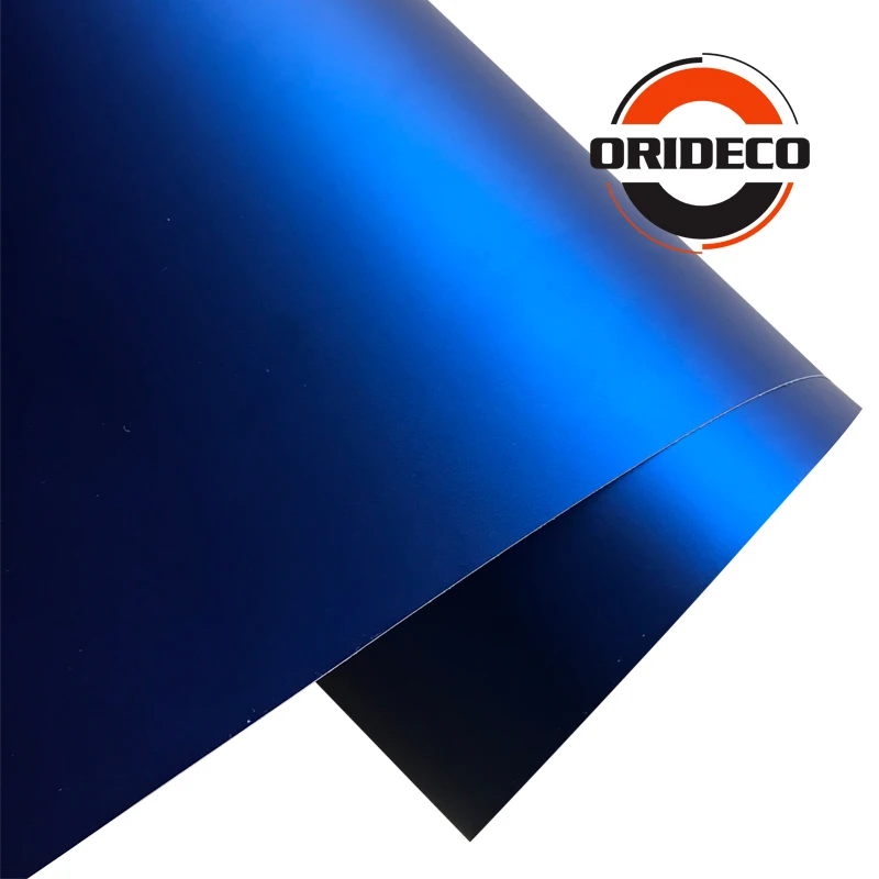 Blue matte metallic satin vinyl wraps 4