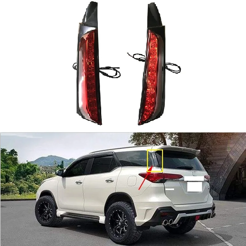 Car Led Rear Bumper light Fit For Fortuner 2015 2016 2017 LED Brake lamp Car tail Lamp Bumper Light Taillight Car Accessories Car Led Rear Bumper light Fit For Fortuner 2015 2016 2017 LED Brake lamp Car tail Lamp Bumper Light Taillight Car Accessories