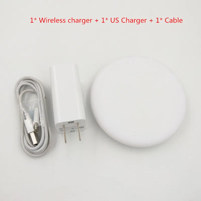 Оригинальное Беспроводное зарядное устройство XIAOMI 20 Вт Qi для быстрой зарядки Xiaomi 9 Pro 5G Mix 2s Mix 3 samsung Note 10 5G Plus iPhone 8 X XS - Тип штекера: One Set of US style
