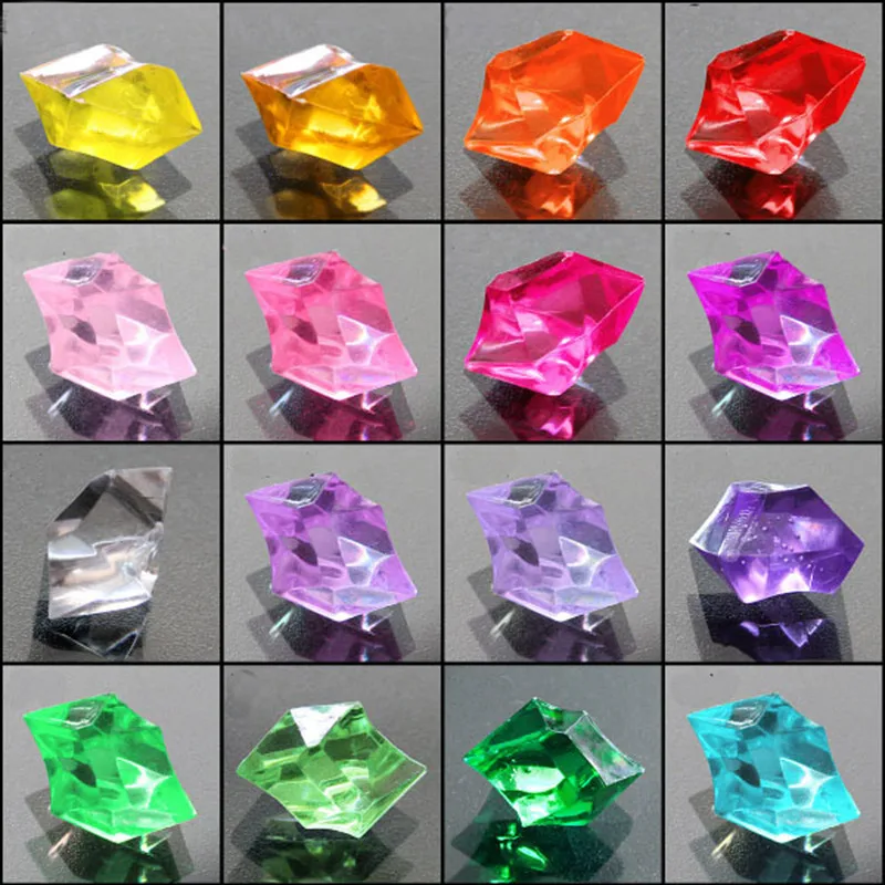 

Acrylic Crystal Stone Home Garden Aquarium Decor DIY Accessories Wedding Decoration Plastic Craft
