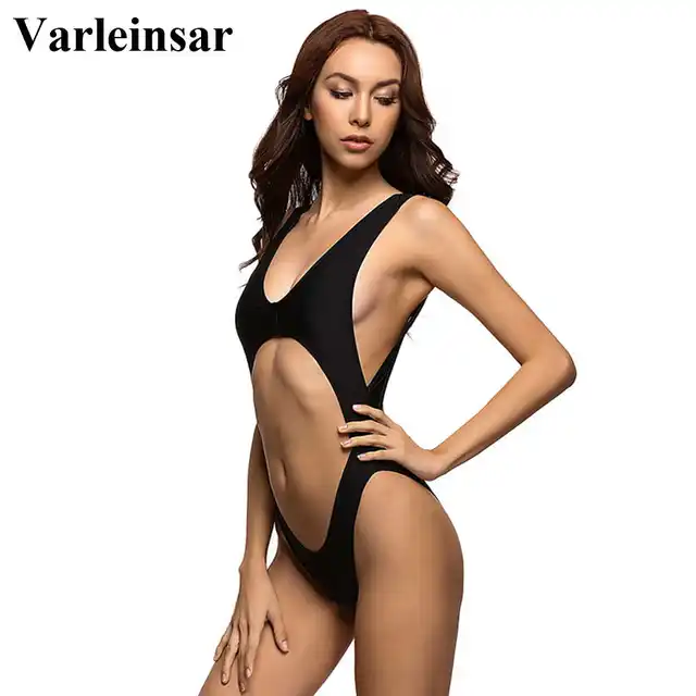 bathing suit with stomach cut out