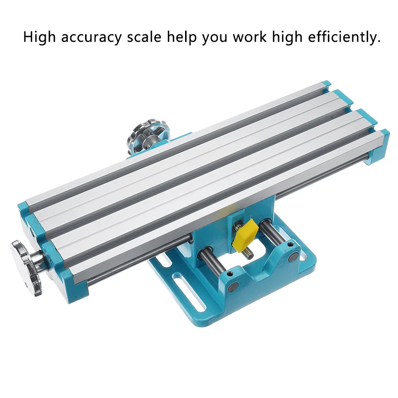 Mini Precisions Milling Machine Worktable Drill Vise Fixture Working Table Multi-function X Y-axis Adjustment Coordinate Table