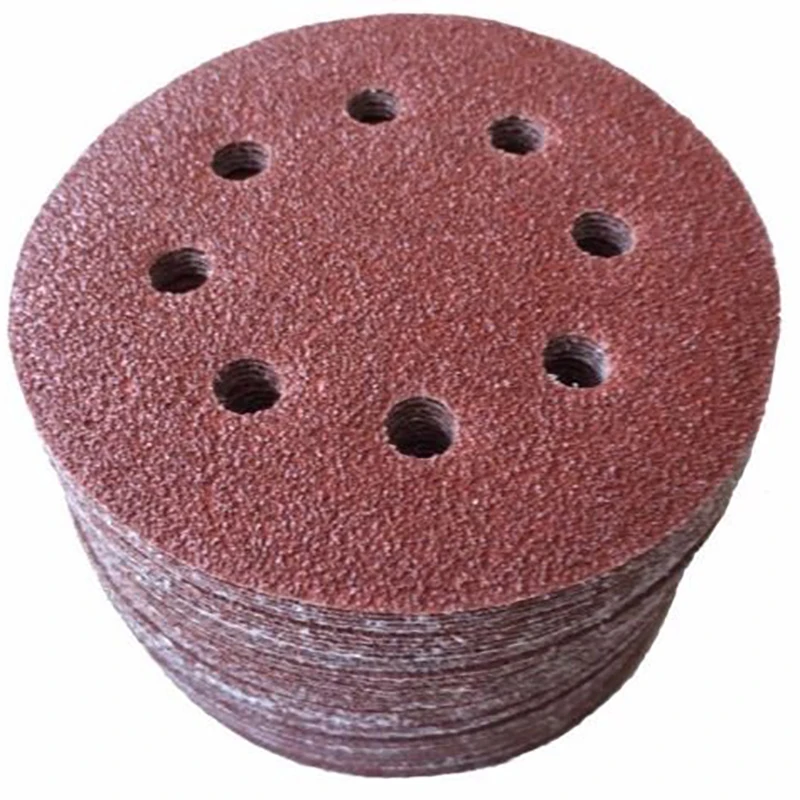 New Arrival 50pcs/lot 5'' 100Grit Sand Disc Random Orbit Sandpaper