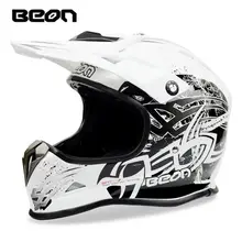 BEON moto кросс-шлем профессиональный для горного велосипеда, для спусков DH capacete ATV casco Полнолицевой кросс-шлем