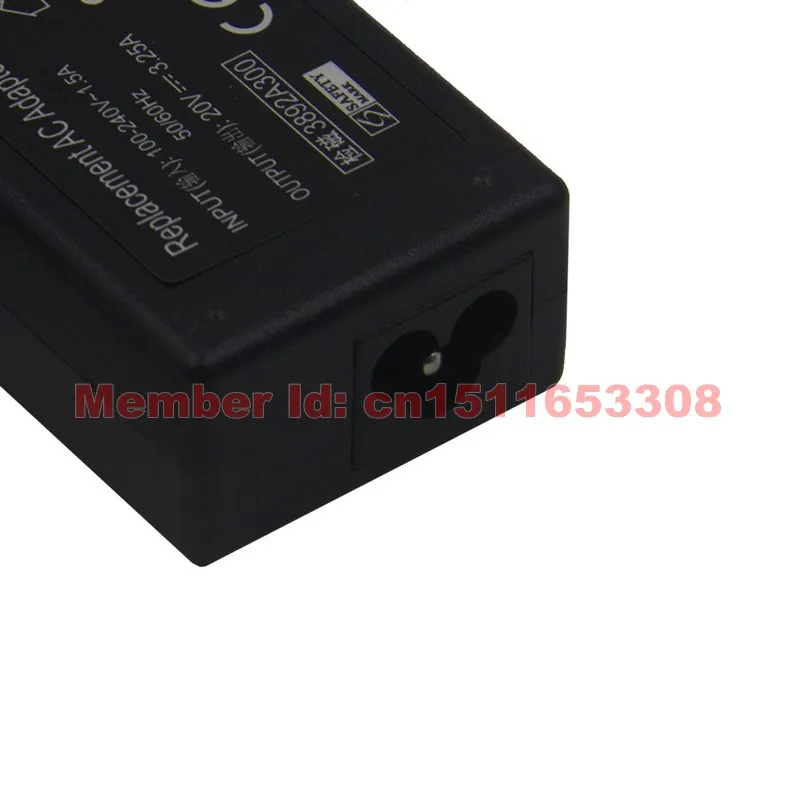 Замена для Lenovo 20V 3.25A 5 5*2 мм 65 Вт U510 U550 V460 Y330 Y460 Y470 Y560 Z360 Z370 Z380 Z460 Z465|lenovo y570|lenovo docklenovo