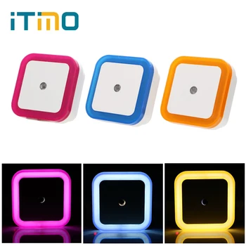 

ITimo LED Night Light Smart Sensor Control Automatic Light Lamp LED Sensor Lamp Bedside Induction Light Lamp