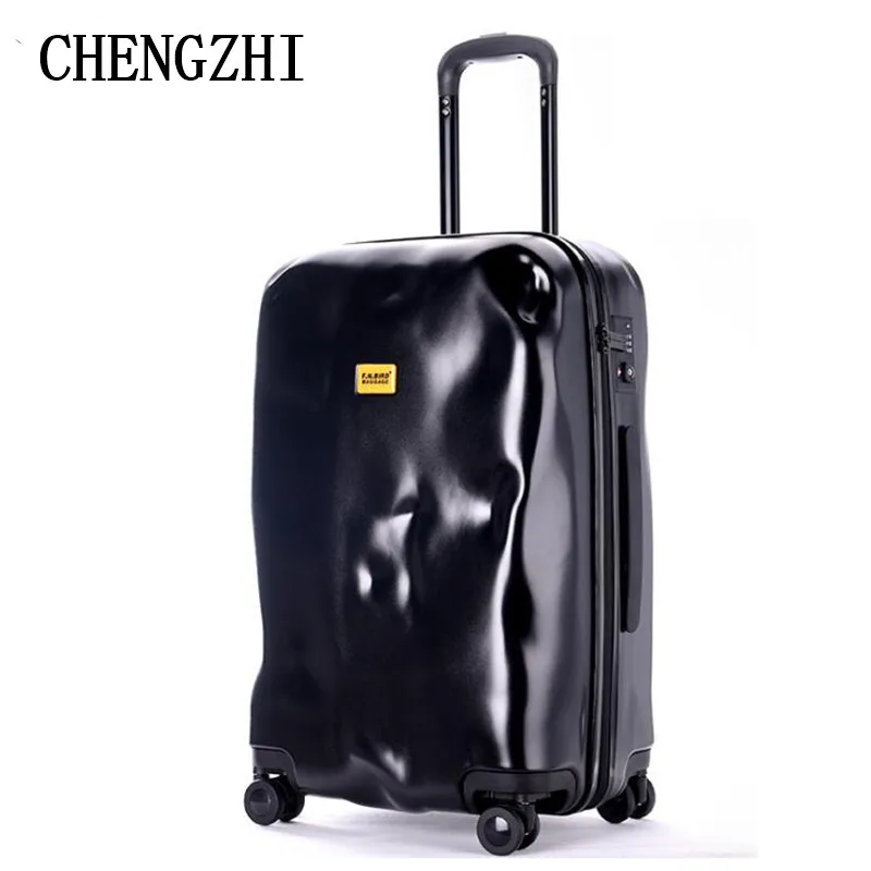 Чэнжи 20 &quot24&quot 28 &quotдюймовый Винтаж ABS PC сумки на колёсиках Чемодан тележка Spinner