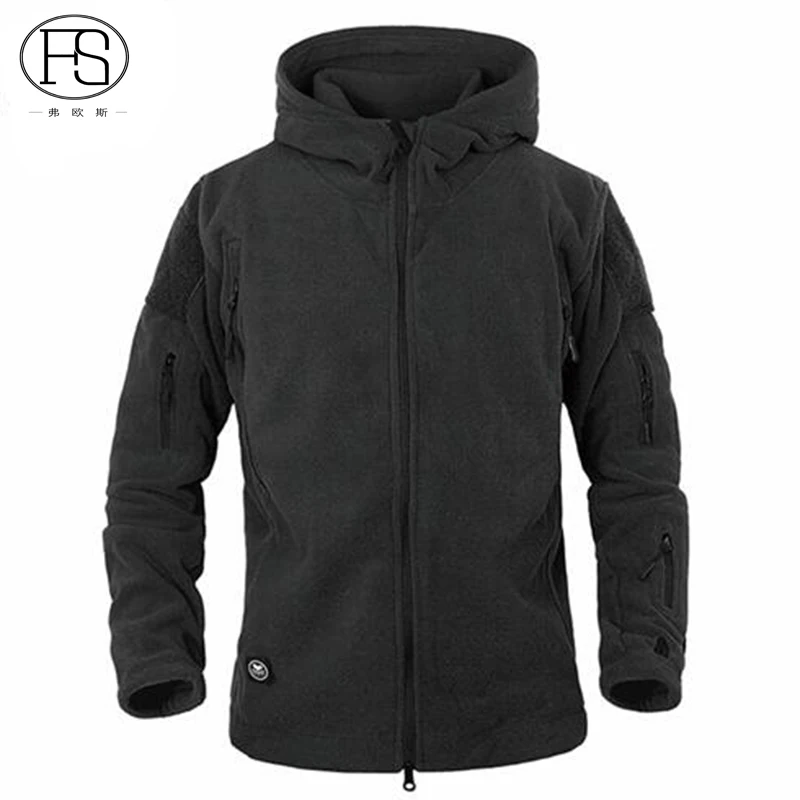 Military Tactical Jackets Softshell Fleece Lining Men Sport Jacket