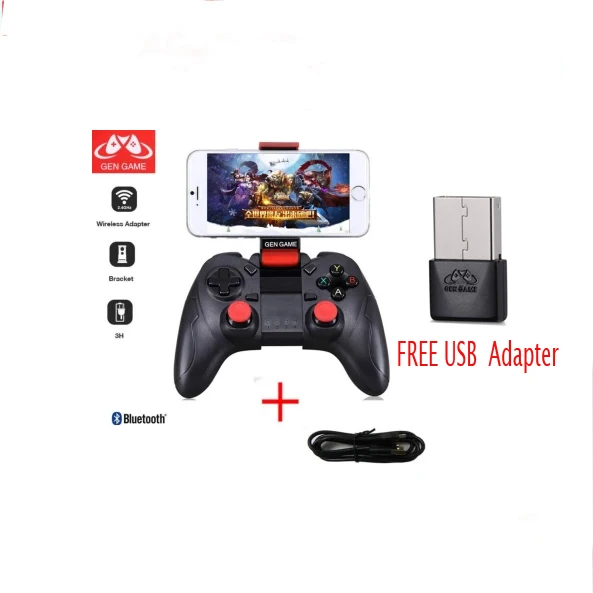 NEW Gamepad Wireless PC Joystick Cellular Phone Usb Joystick For PC IOS Android TV GEN GAME