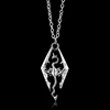 Cool nouveau jeu Dragon l'ancien rouleaux V pendentif collier Skyrim tour de cou hommes bijoux collier chaîne-30 ► Photo 2/6