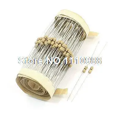 150Pcs 6mm x 2mm 1/4W 0 Ohm Axial 4 Color Ring Carbon Film Resistor | Обустройство дома