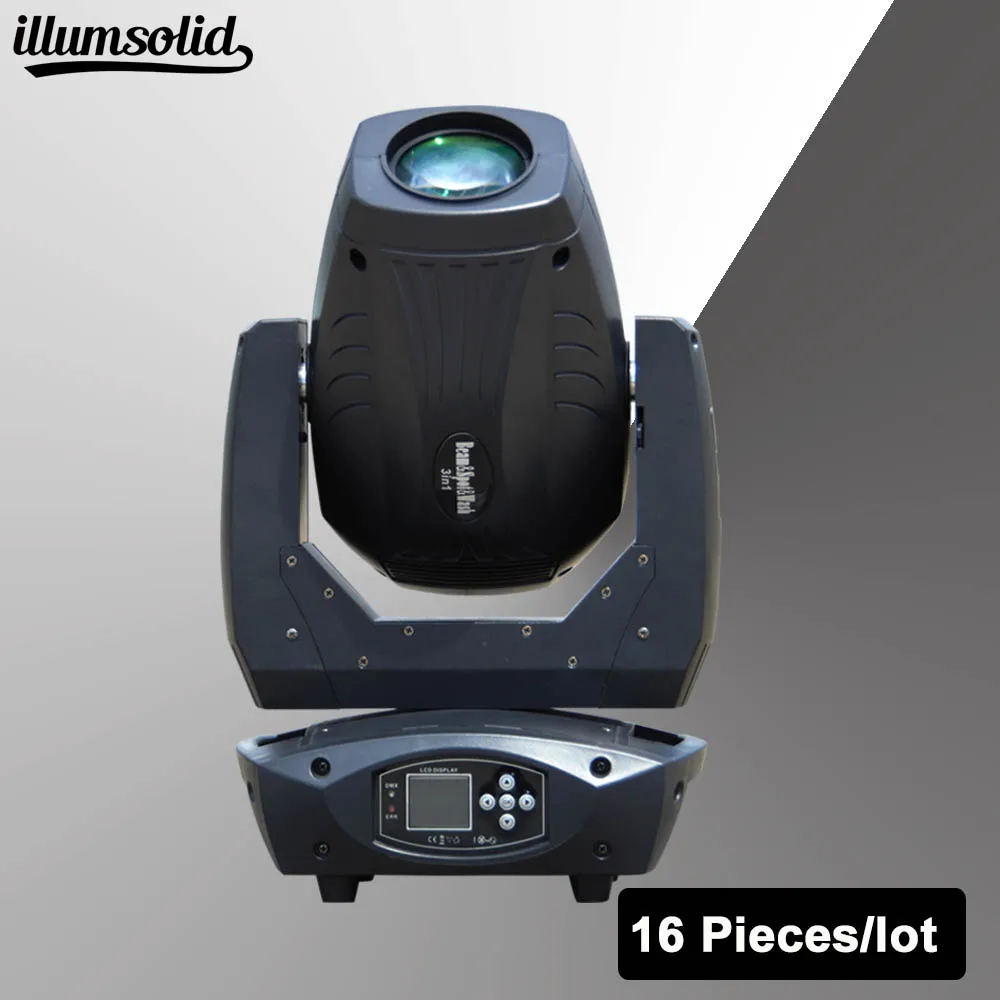 

16pcs/lot Stage Light Wash 200W 3in1 LEDs Moving Head with Zoom DMX Control modes 18 channel For DJ