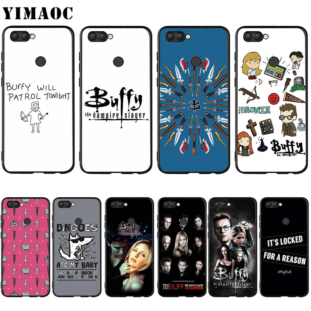 

YIMAOC Buffy The Vampire Slayer Case for Huawei Mate 10 P8 P9 P10 P20 P30 P Smart Lite Pro Mini 2017