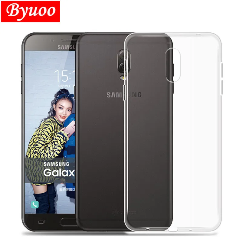 For Samsung Galaxy C8 Case Clear Transparent Cover J3 J5 J7 Pro 2017 J730 J4 + J6 J8 2018 C5 C7 C9 Fundas | Мобильные телефоны и