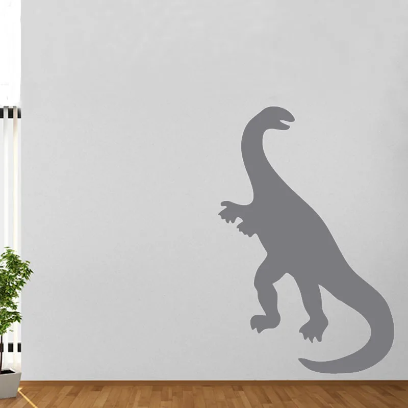 

Dinosaur Wall Paper Printed Home Decor PVC Waterproof Removable Silhouette Wall Sticker Trachodon For Kids