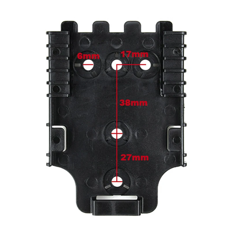 paintball airsoft gun accessories tactical 0305 QL22 QL mounting system nylon insert buckle special connecting plate for hunting (3)