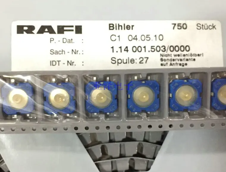 RAFI немецкий переключатель 12*12*5 Такт SMT KONE кнопка лифта 1.14.001.503/0000|button switch|buttons