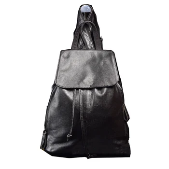 

Luxury black Women Backpack Genuine Leather Travel shopping backpack Female Knapsack Elegant Lady Shoulder School Bags For Girls