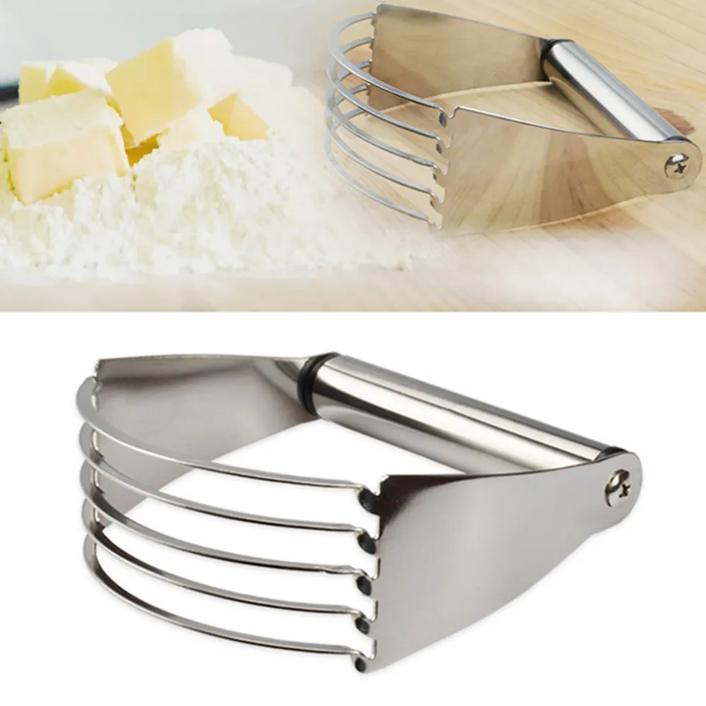 

1Pc Stainless Steel Pastry Dough Cutter Blender Mixer Whisk Tool Manual Noodle Cutting Vegetable Chopper Slicer Kitchen Tools