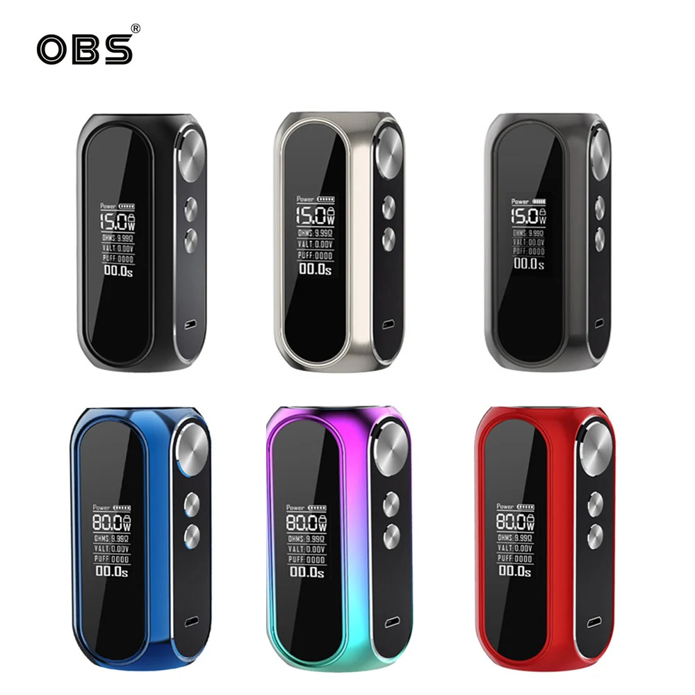 Оригинальный боксмод OBS Cube VW аккумулятор 3000 мАч электронная сигарета макс. выход