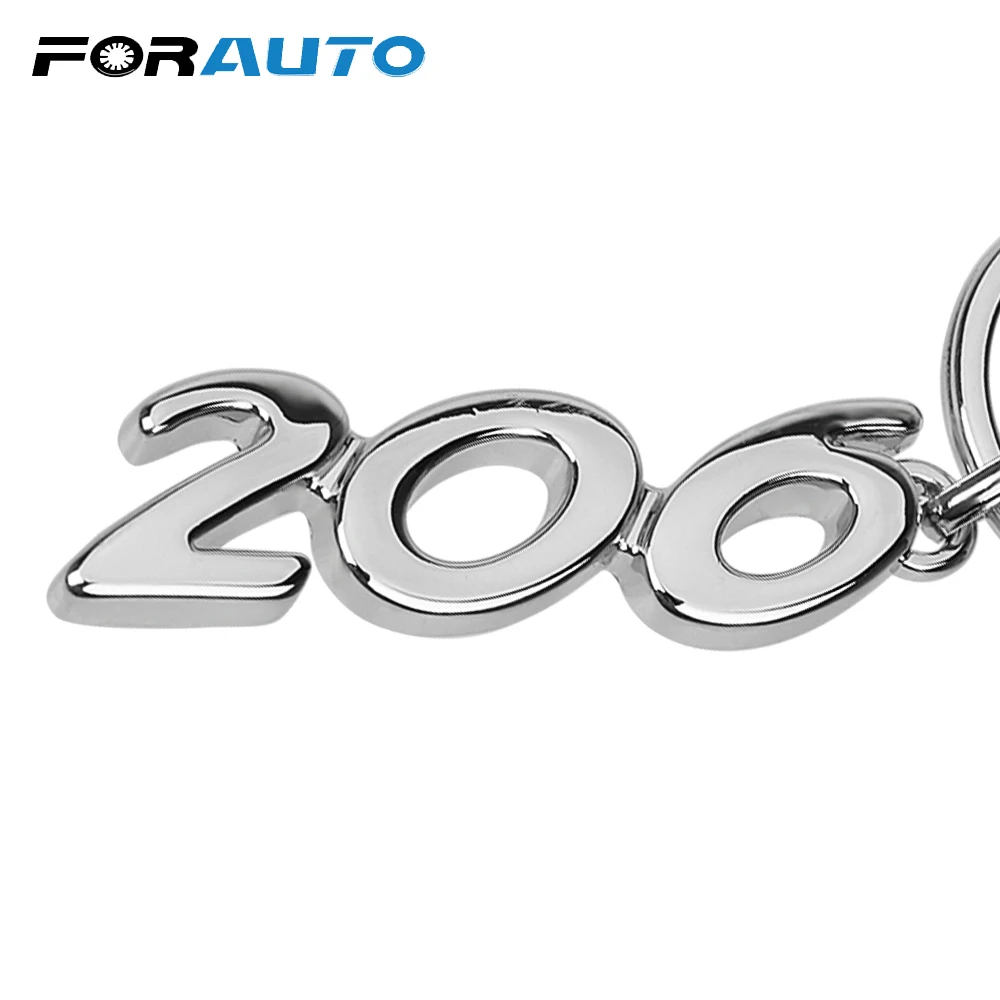 

Car Keychain Universal Key Ring Holder Hollow Buckle Keyring For Peugeot 206 Alloy Key Chain Car Accessories