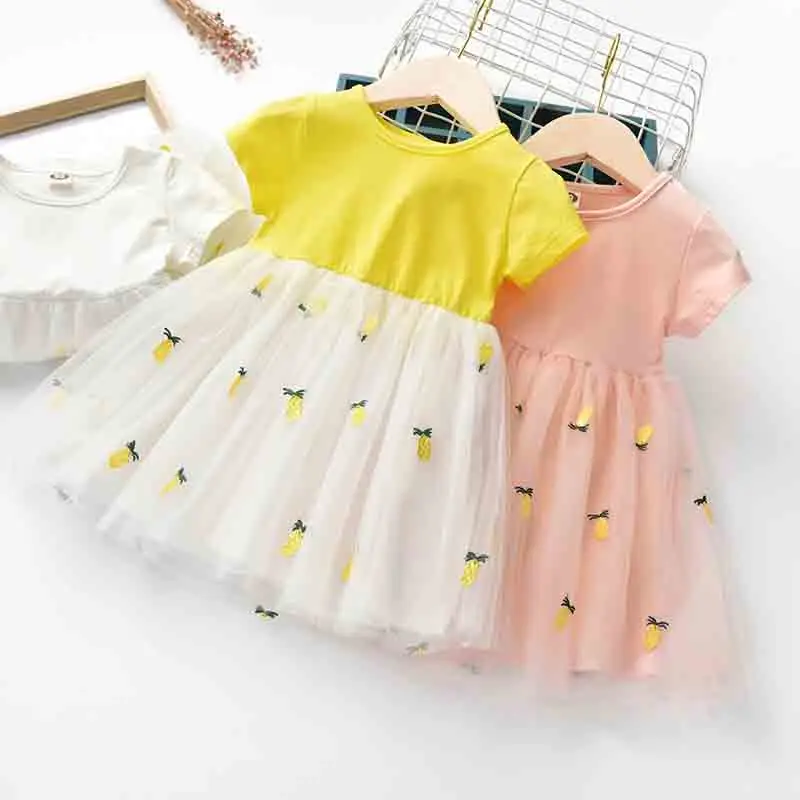 

2019 Summer Dress For Girls Smart Elegant Dresses Children Clothes Girl Costume Kid Princess Party Evening Dress Mesh Clothing