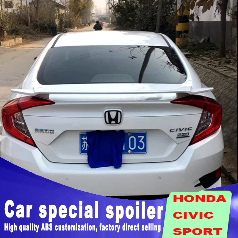 2016 2017 2018 новая модель для Honda civic спойлер заднего крыла автомобиля задний