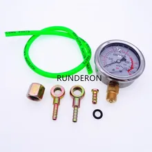 Engine Fuel System Turbocharger Turbo Oil Pressure Gauge 0.1Mpa Tester Diagnosis Shockproof High Precision Tool Kit