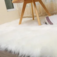 Высококачественные мягкие блестящие ковры с имитацией овечьей шерсти и шерсти для бегунов, напольные стулья, кровать, домашний стол, коврики для гостиной