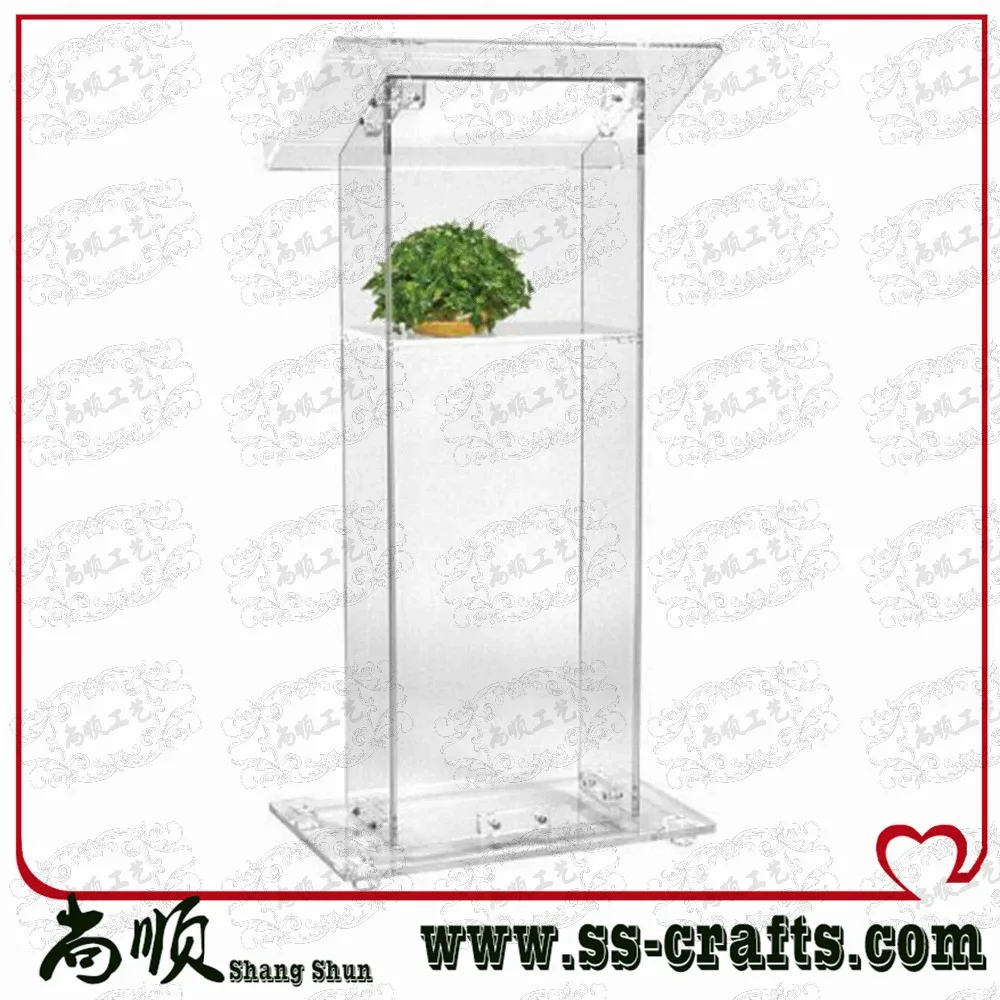 Acrylic Lectern/Podium, Lucite Rostrum/Pulpit, Acrylic Daispodium